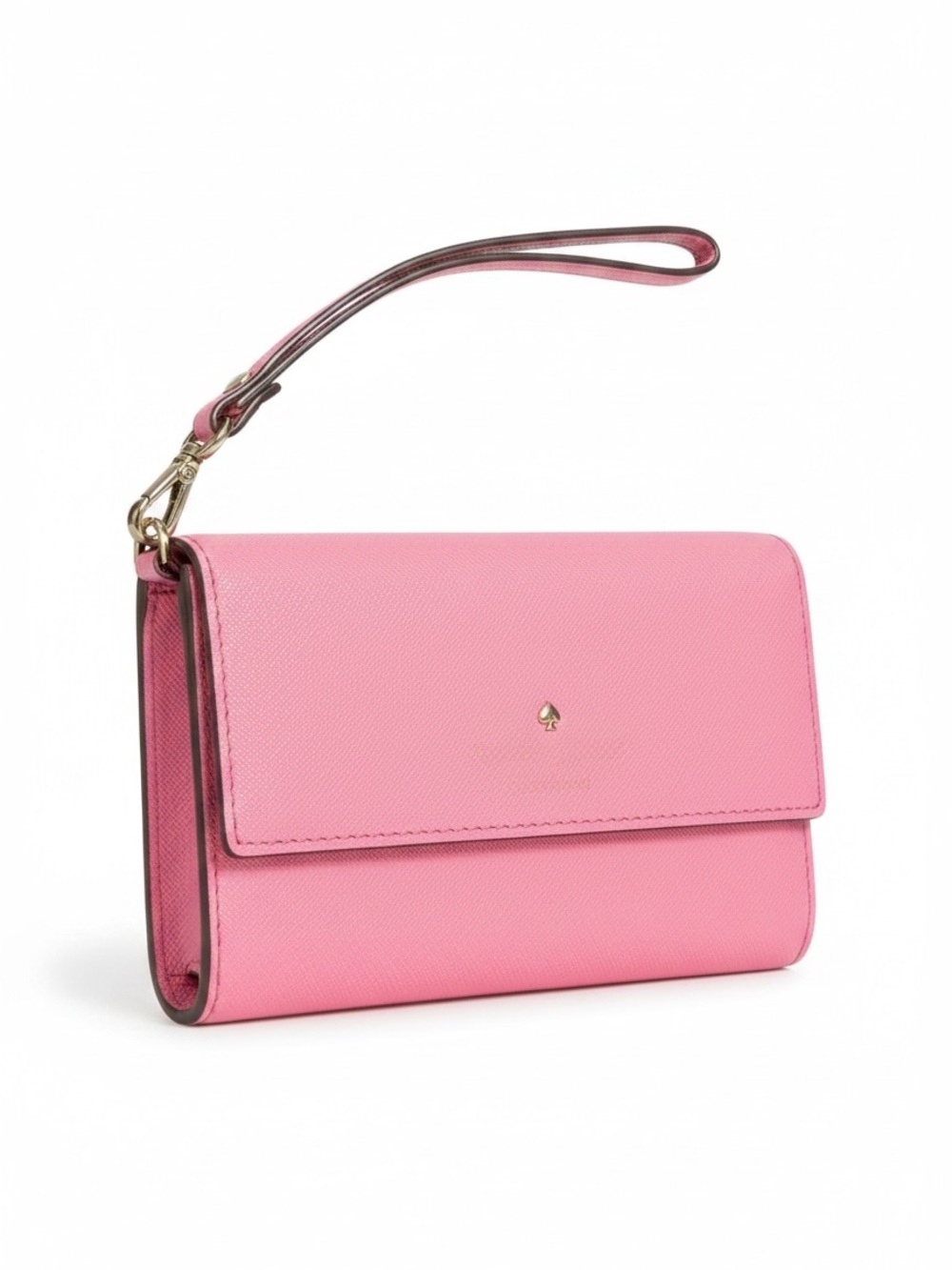 kate spade Pink Saffiano Wristlet Wallet